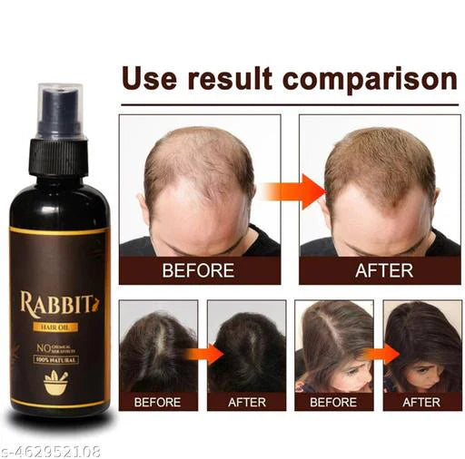 Rabbit Herbal Hair Oil – 100% Stronger, Healthier Growth ⭐⭐⭐⭐⭐ 4.9/5